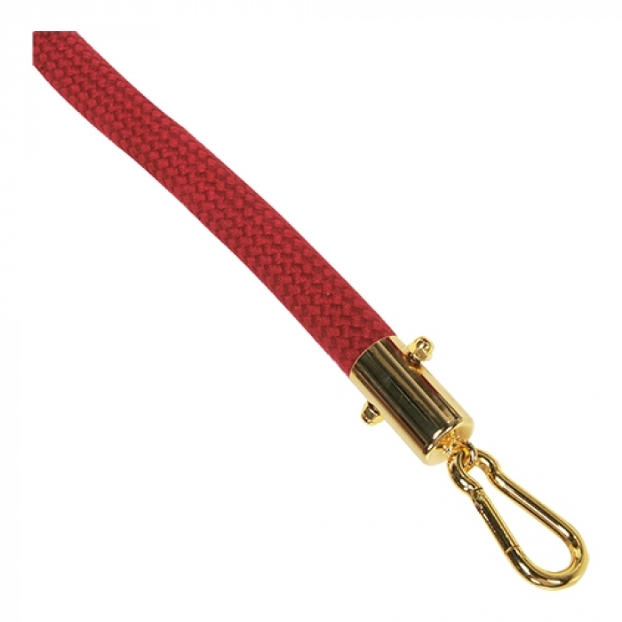 Ziertau Bordeaux Ringe Messing 150cm